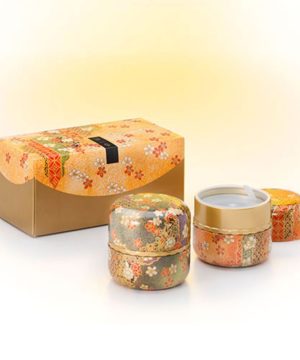 Japanese style canisters set Ruri