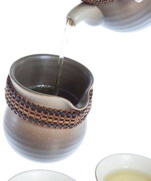 Set in ceramica grigio Lin’s Ceramics Studio 4 pz