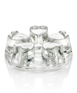 Glass teapot warmer support