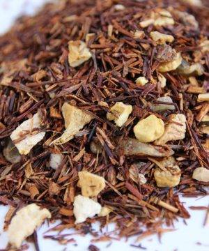 Rooibos tea blend with ginger and lemon