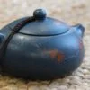 1829 Blue clay teapot decorated 200ml