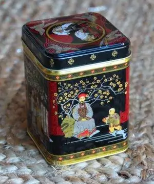 Black Jap tea container 100g
