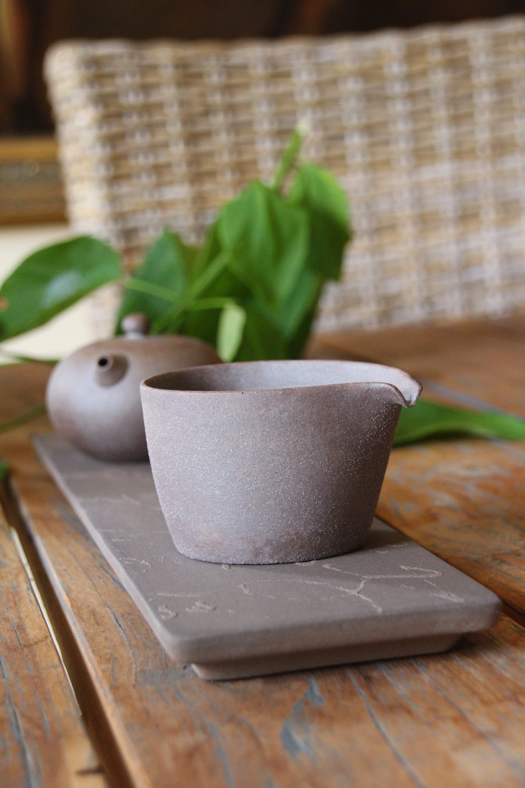 Absorbent tea tray Lins Ceramic in Purion Clay