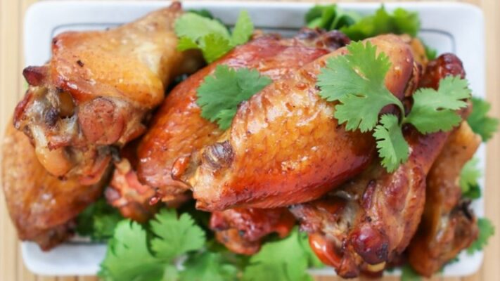 Alette di pollo affumicate al Tè Nero