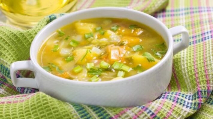 Zuppa di Tè Verde alle verdure