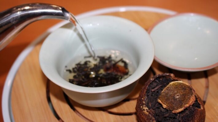 Puer Shu (Cooked) Tangerine Tea