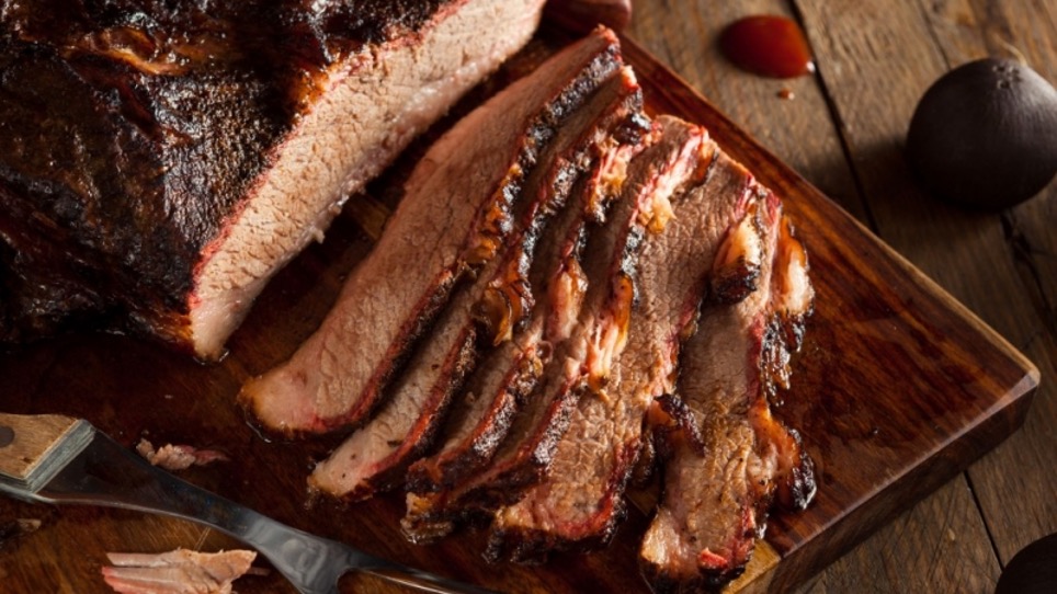 Smoked pork shoulder with black tea