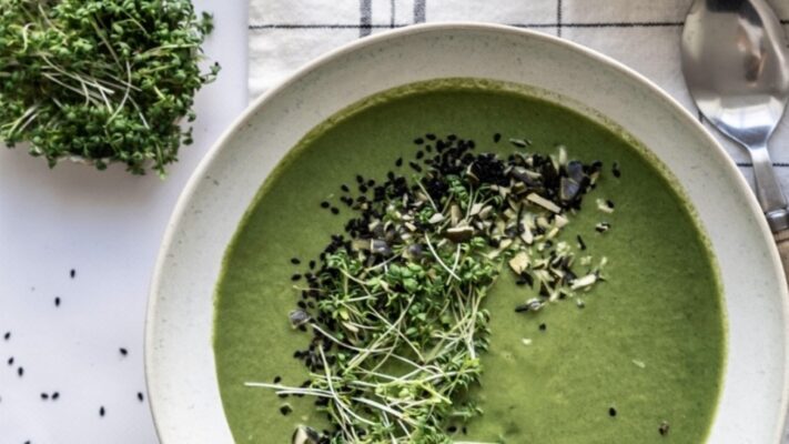 zuppa detox al tè matcha
