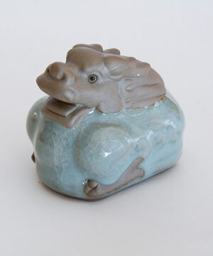 Zodiac Dragon figurine in Yixing Clay
